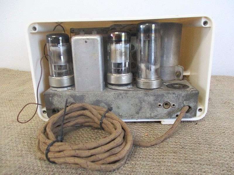 Nice Restoration Challenge........Very Rare Vintage Alba C112 Bakelite Valve Radio         1940's