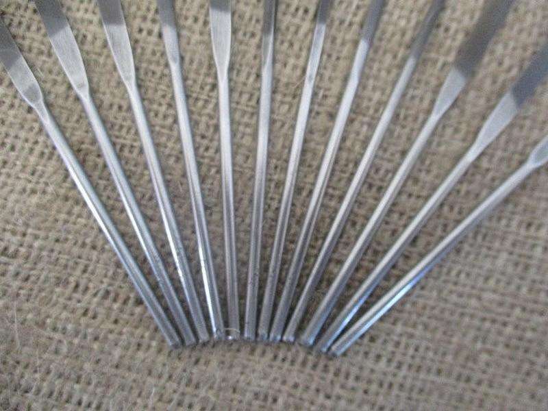 Nice Vintage Set Of 12 Assorted 5 1/2 inch T 060 Round Handle Precision Needle Files     Switzerland