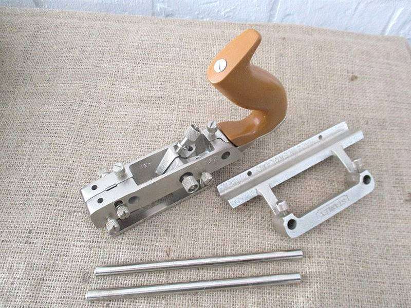 Rare Vintage Stanley Combination 13-050 Plane With Full Set Cutters      Made in England         MIB