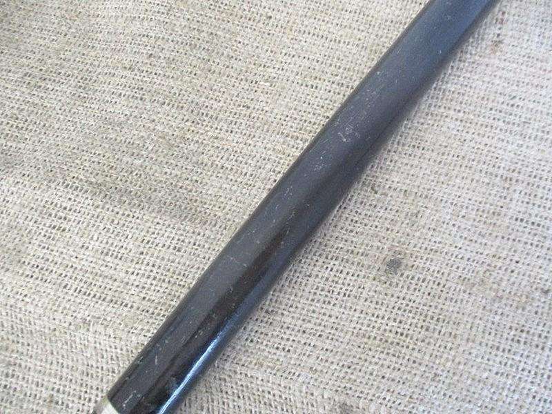 An Awesome Sturdy Vintage Solid Brass Greyhound Head Handle Three Fold Walking Stick