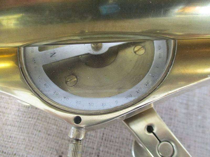 Rare Vintage Brass Ross London Theodolite Survey Instrument