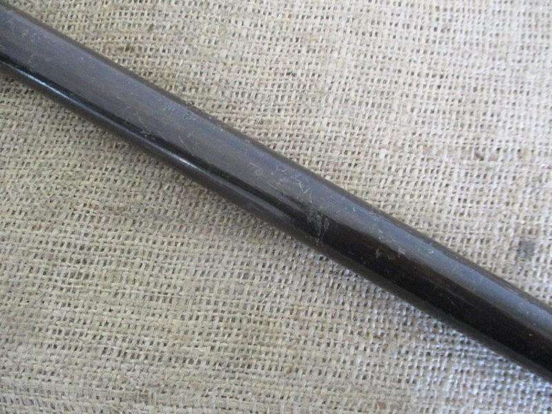 An Awesome Sturdy Vintage Solid Brass Greyhound Head Handle Three Fold Walking Stick