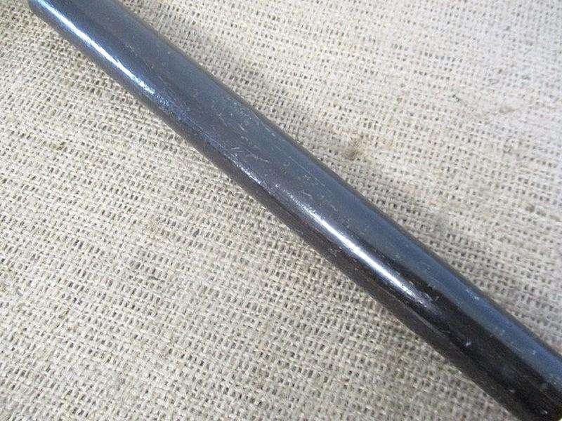 An Awesome Sturdy Vintage Solid Brass Greyhound Head Handle Three Fold Walking Stick