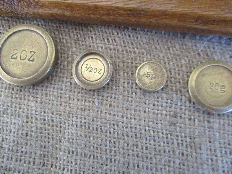 Beautiful Vintage Brass Postal Letter Scale              Made In England