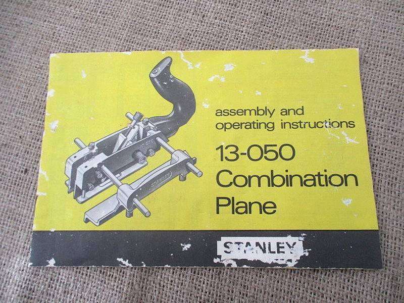 Rare Vintage Stanley Combination 13-050 Plane With Full Set Cutters      Made in England         MIB
