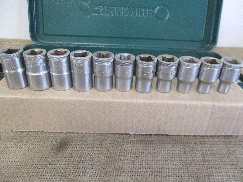 Neat 25 Piece Gedore D19 3/4 inch Drive Set In Stahlwille Toolbox