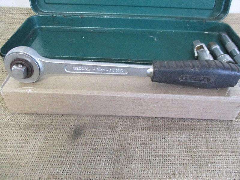 Neat 25 Piece Gedore D19 3/4 inch Drive Set In Stahlwille Toolbox