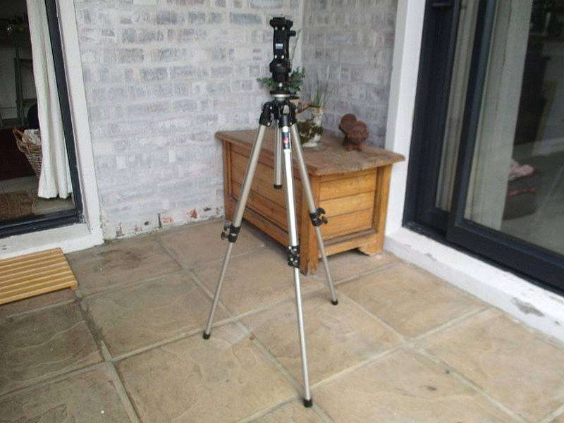 Lovely Manfrotto #222 Tripod Stand                            Made In Italy