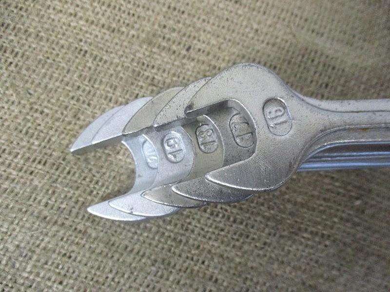 Lovely Set Of Five Gedore No. 1B SA Combination Spanners           16mm - 20mm