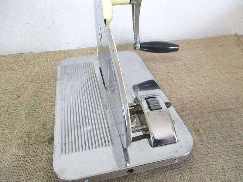 Very Old Vintage Pineware Inox Bread Slicer