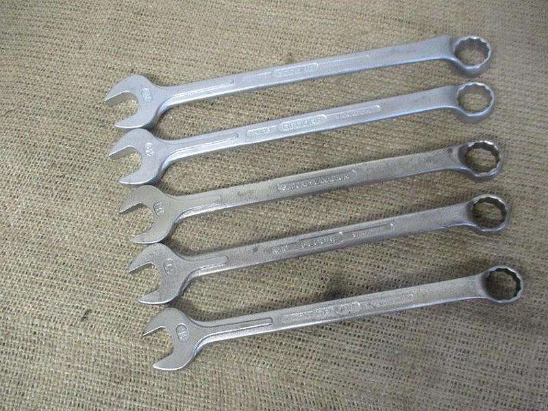 Lovely Set Of Five Gedore No. 1B SA Combination Spanners           16mm - 20mm