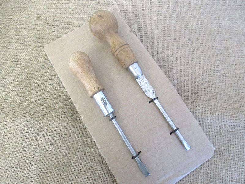 Nice Vintage Stanley "Yankee" 10A Rachet Screwdriver & Vintage Sheffield Carpenter Screwdriver