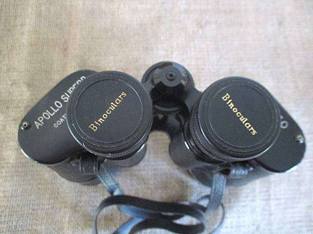Very Nice Vintage Apollo Superb 10 X 50 Field 5' Binocular With End Cups          Japan