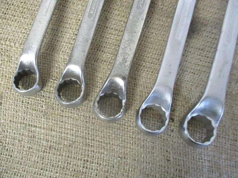 Lovely Set Of Five Gedore No. 1B SA Combination Spanners           16mm - 20mm