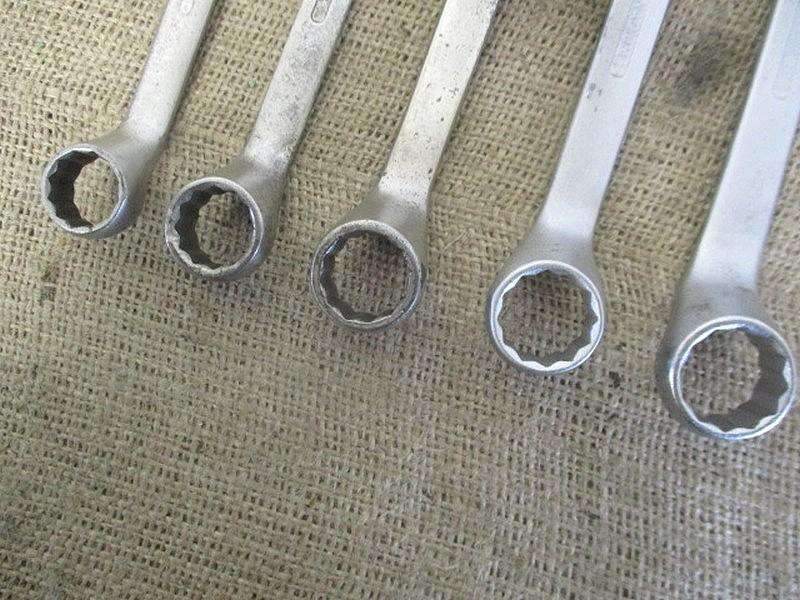 Lovely Set Of Five Gedore No. 1B SA Combination Spanners           16mm - 20mm