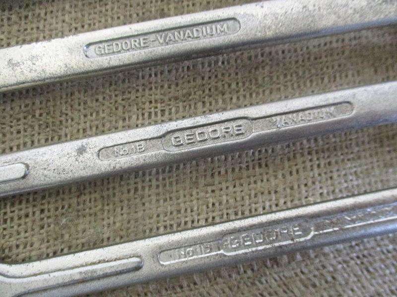 Lovely Set Of Five Gedore No. 1B SA Combination Spanners           16mm - 20mm