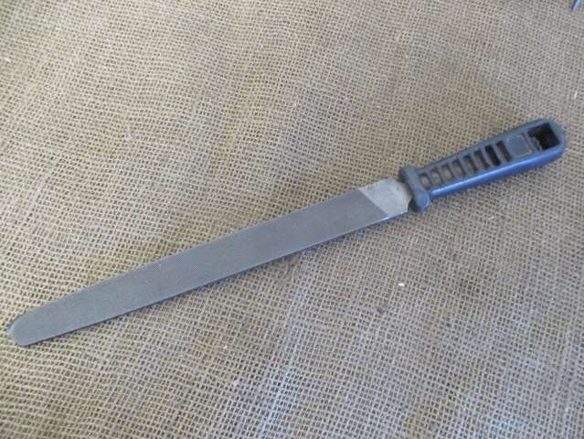 Good Selection Of Four Handy Iron Files Consisting Of Flat/ Round/ Halfround/ Square