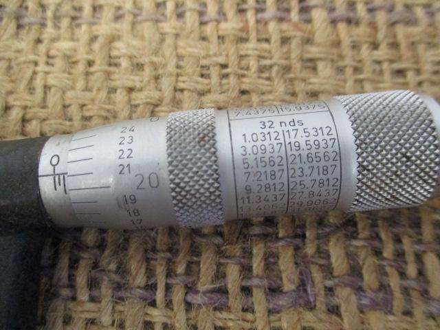 Nice Vintage Helios 0 - 1" Micrometer In Original Wooden Box     Germany