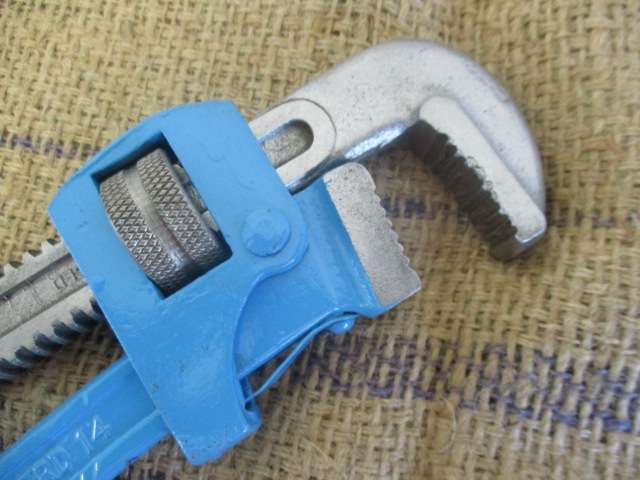 Neat Old Record 14 inch Adjustable Pipe Wrench