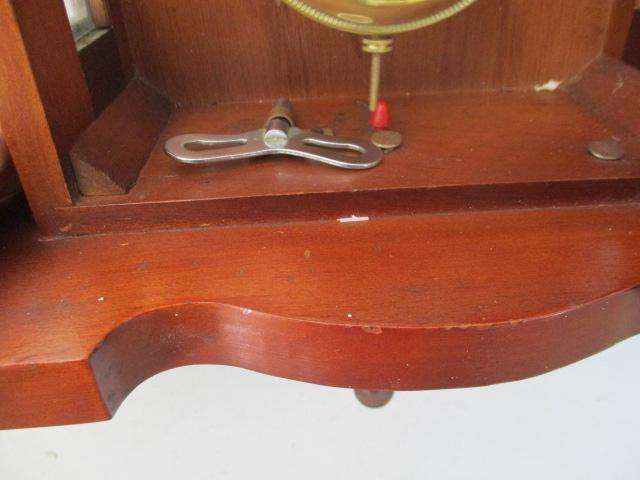 Lovely Vintage Three Stan 31 Day Wooden Wall Clock               Made In Korea