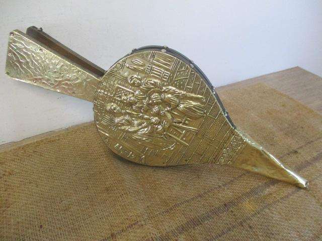 Get The Fire Quickly Going With This Lovely Gigantic Vintage Bellow