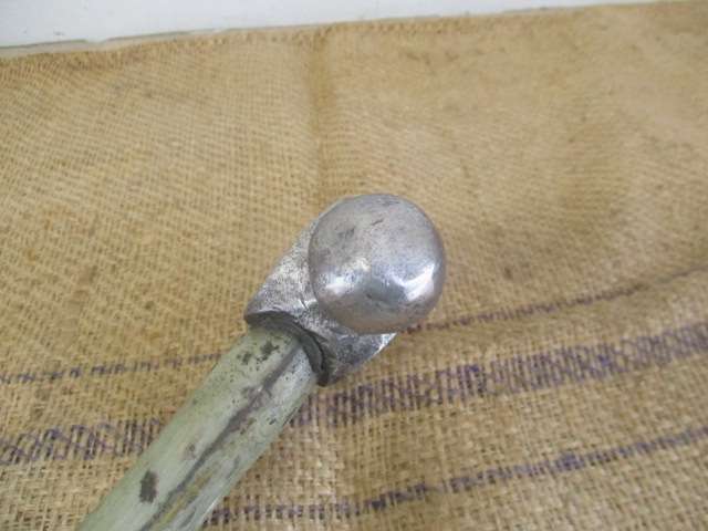 Rare Sturdy Vintage 2lb Solid Steel Ball-Peen Hammer Head Axe