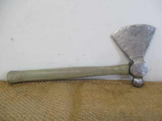 Rare Sturdy Vintage 2lb Solid Steel Ball-Peen Hammer Head Axe