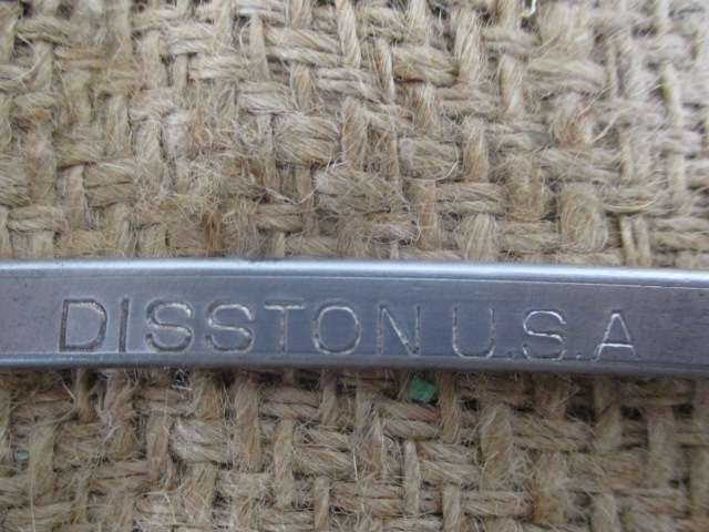 Rare Vintage 5 inch Disston Carpenter`s Deep Fret Coping Saw With Blade               USA.