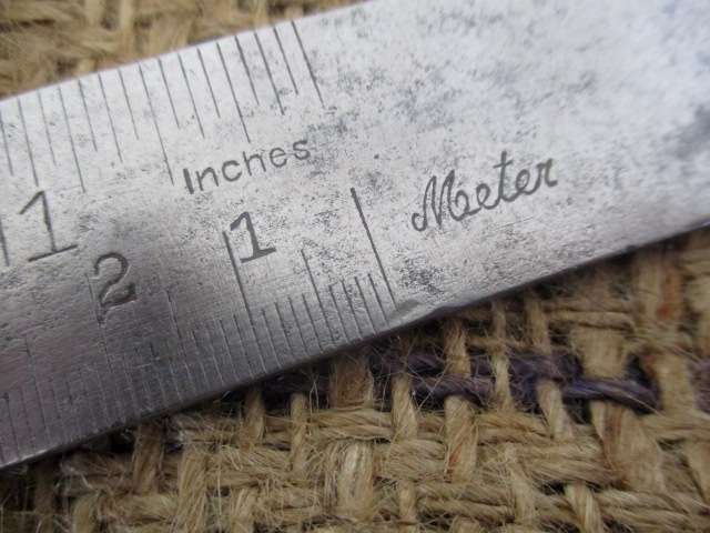 Rare Robust Vintage Inches/Meter Machinist 8 inches / 200mm Adjustable Square