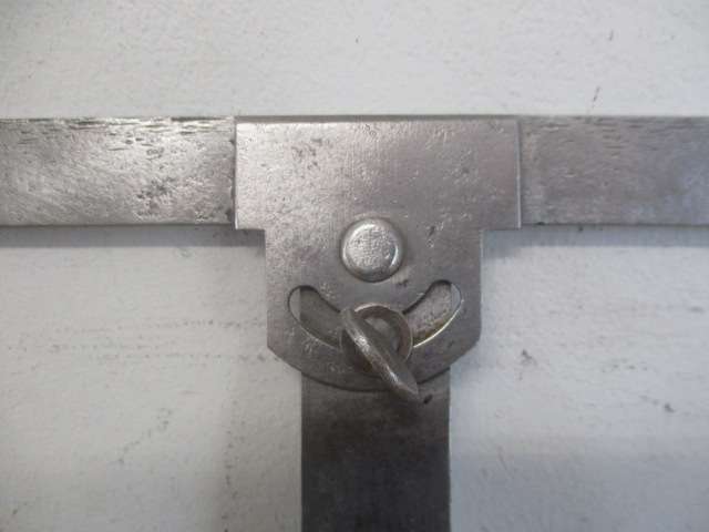 Rare Robust Vintage Inches/Meter Machinist 8 inches / 200mm Adjustable Square