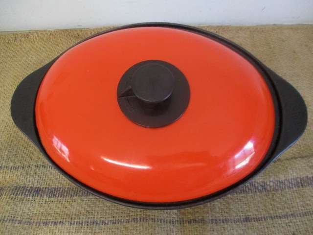 Neat Large No 16 Cookwell Oval Cast Iron Casserole