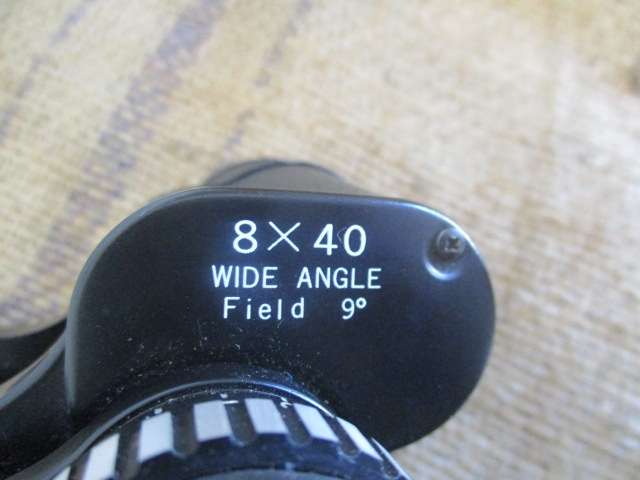 Beautiful Vintage Super Zenith 8 X 40 Field 9' Binocular With Lens Covers