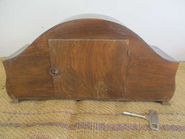 Rare Vintage Essa Mantle Clock With Original Winding Up Key           Made In Germany