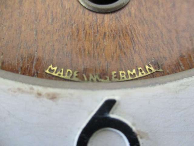 Rare Vintage Essa Mantle Clock With Original Winding Up Key           Made In Germany