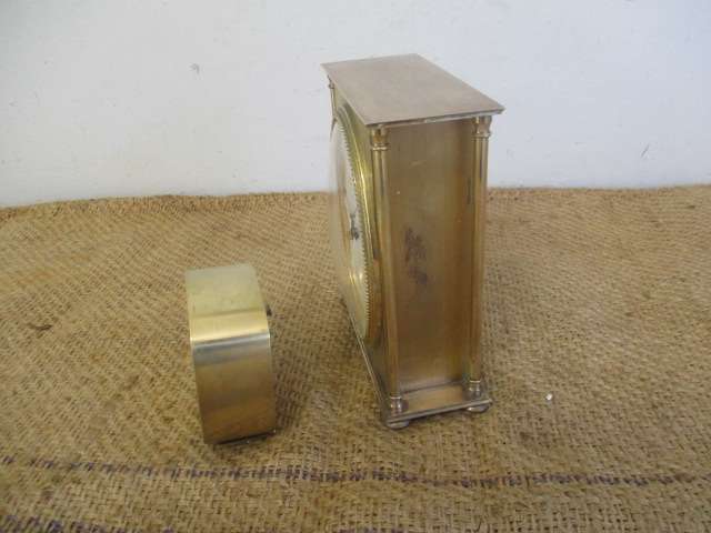 Two Gorgeous Vintage Brass Battery Operated Clocks : Swiza Quartz & Junghans Electronic ATO-MAT  S
