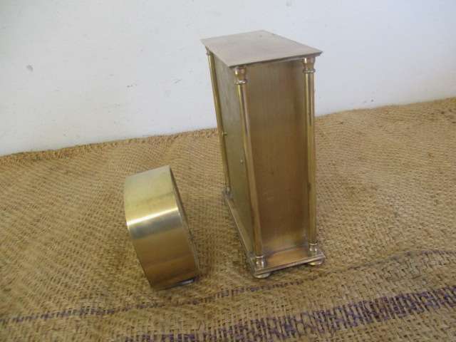 Two Gorgeous Vintage Brass Battery Operated Clocks : Swiza Quartz & Junghans Electronic ATO-MAT  S
