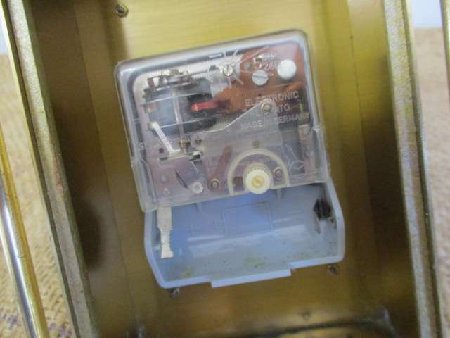 Two Gorgeous Vintage Brass Battery Operated Clocks : Swiza Quartz & Junghans Electronic ATO-MAT  S