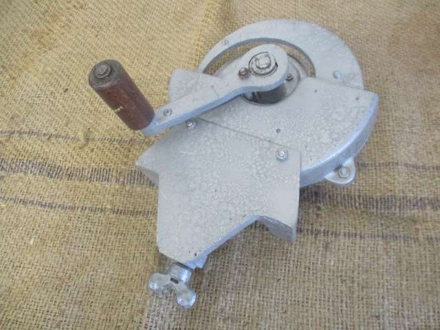 Nice Desirable Vintage Table Mount Aluminum Biltong Slicer/Cutter