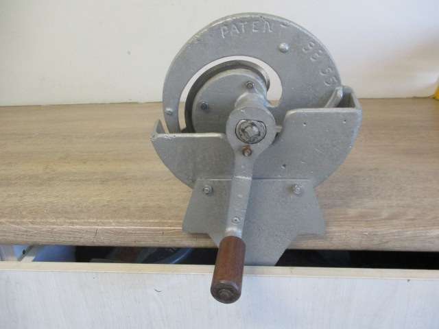Nice Desirable Vintage Table Mount Aluminum Biltong Slicer/Cutter