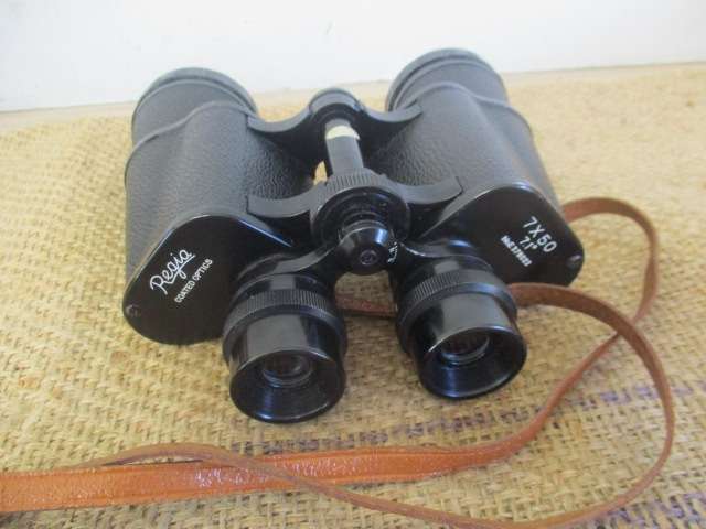 Stunning Vintage Regia 7 X 50 7.1' Binocular In Original Case