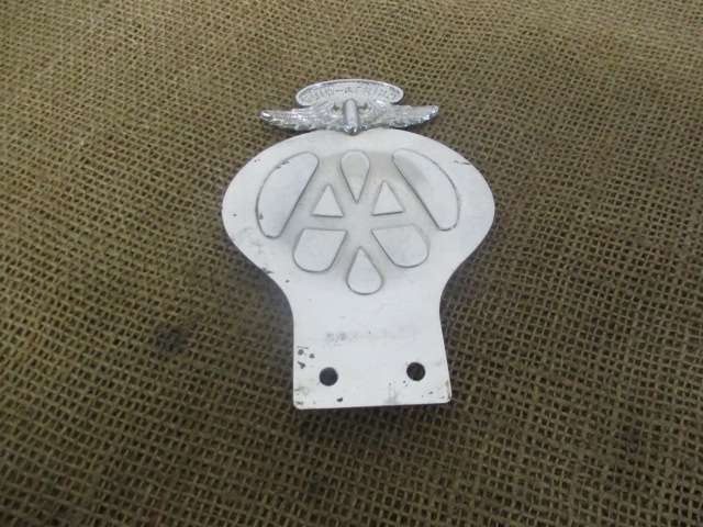 Vintage AA SouthAfrica/Suid Afrika No B 03095 Car Badge           Issued Approx Between 1930 - 1945