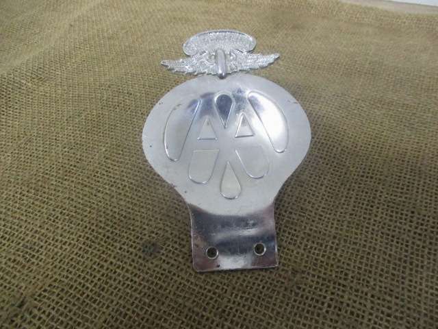 Vintage AA SouthAfrica/Suid Afrika No B 03095 Car Badge           Issued Approx Between 1930 - 1945
