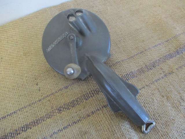 The Real McCoy.....This Rare Vintage Alexanderwerk Twin Feeder Cast Iron Table Mount Bean Slicer