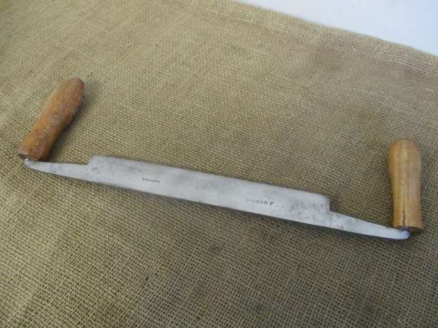Good Vintage 10 inch J.Worthy, Sheffield Draw Knife.