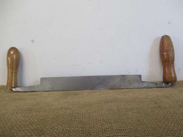 Good Vintage 10 inch J.Worthy, Sheffield Draw Knife.