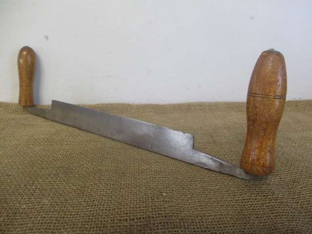 Good Vintage 10 inch J.Worthy, Sheffield Draw Knife.