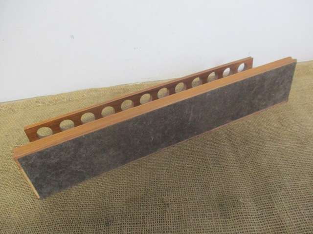 Nice Large Vintage Wooden Pipe Stand For Twelve Smoking Pipes