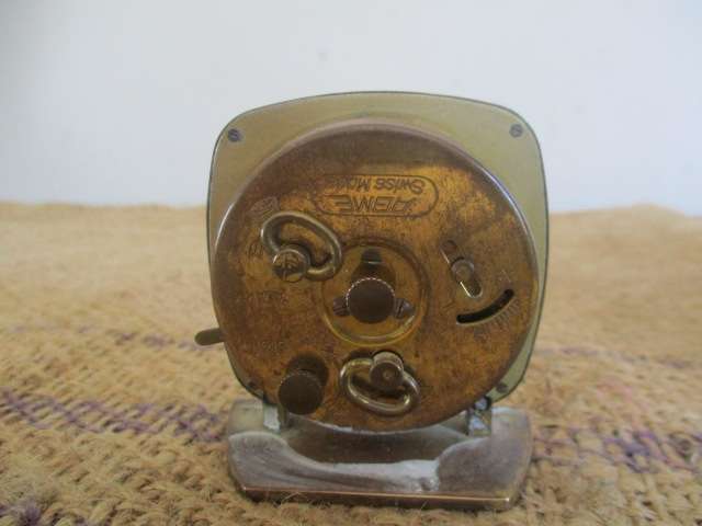 Timeless......Three Vintage Brass Clocks : Two Battery Operated Clocks And One Preview Wind-Up Clock