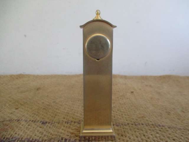 Timeless......Three Vintage Brass Clocks : Two Battery Operated Clocks And One Preview Wind-Up Clock