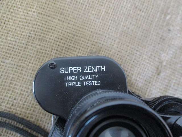 Nice Vintage Super Zenith 8 X 30 Field 7.5' Binocular With Lens Covers